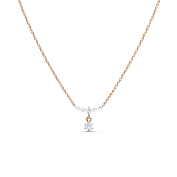 Soft Snowflake  Necklace