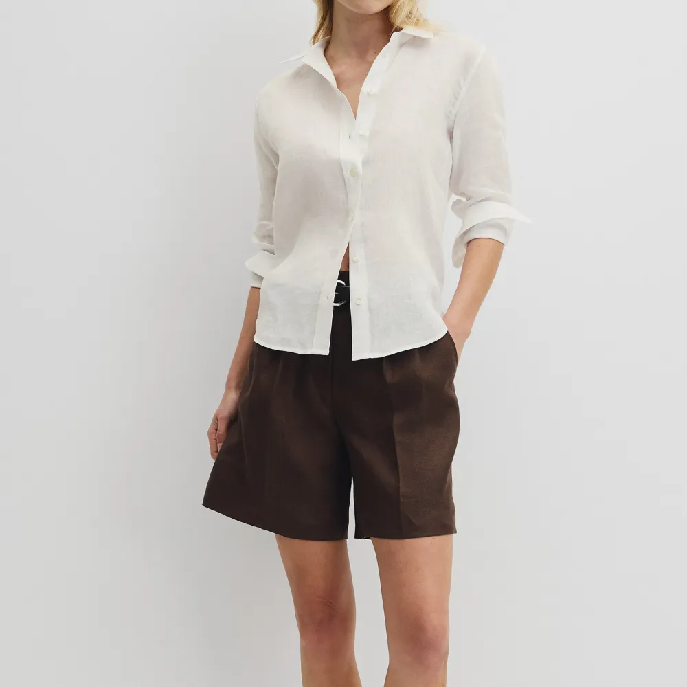 Women's Modern Linen Shirt