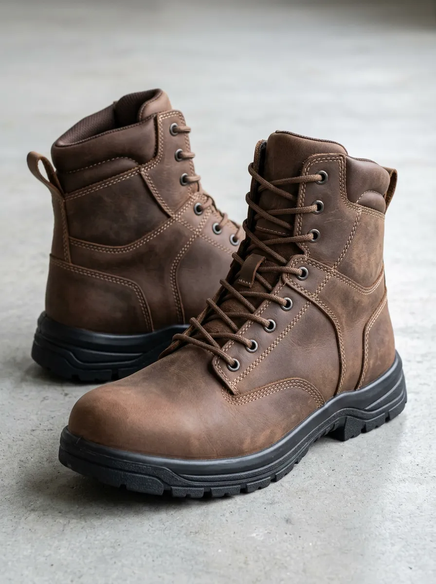 Men's Utility Lace-Up Work Boots