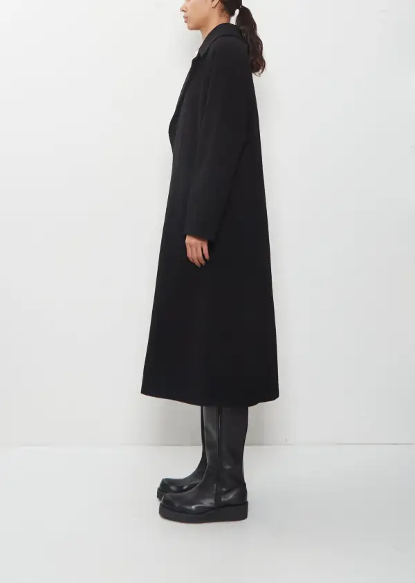 Women's Classic Oversized Notch Lapel Double Breasted Coat