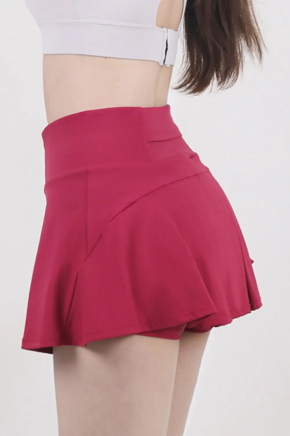 Airy Simple Pleated Skirt