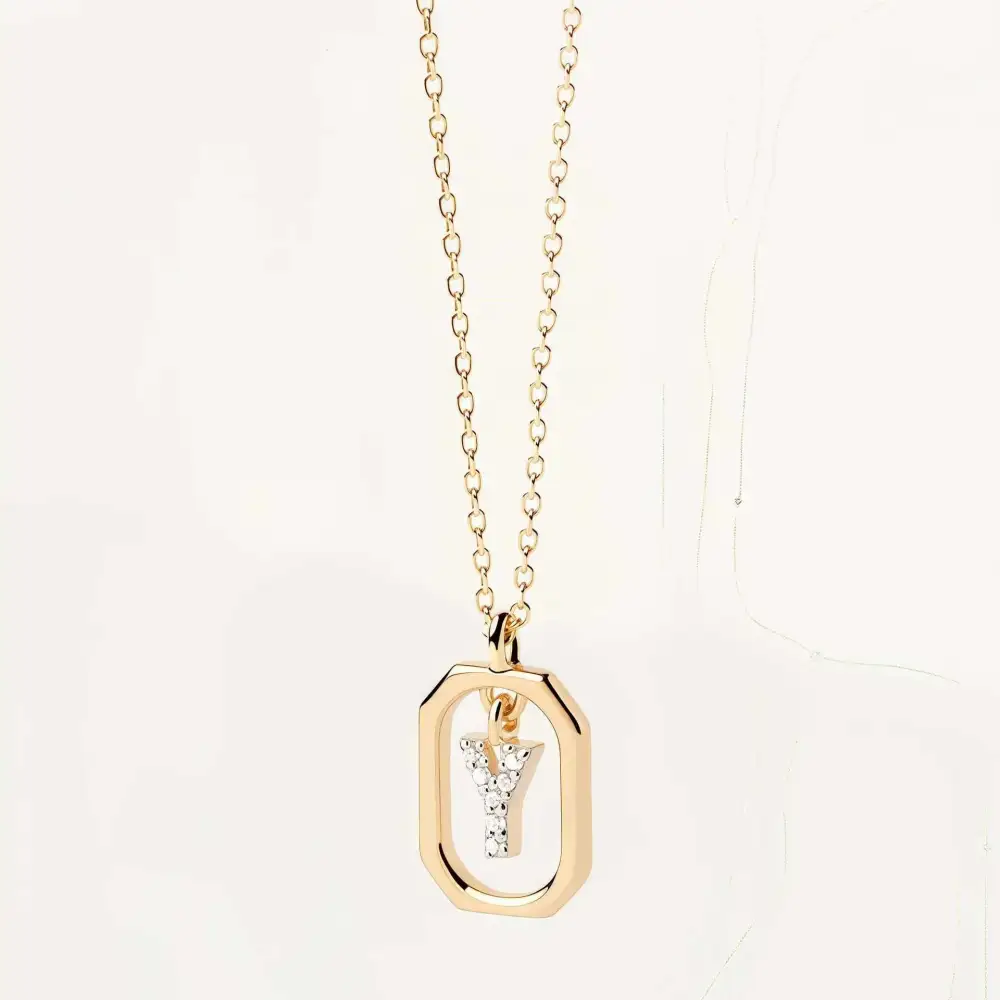 Initial Framed Necklace