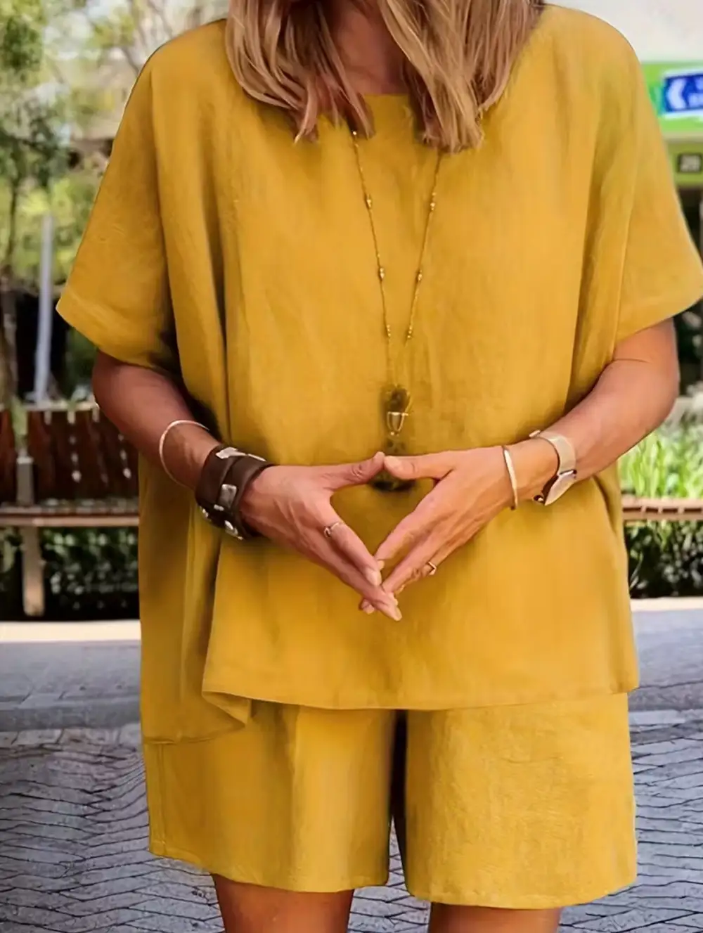 Short Sleeve Top Set
