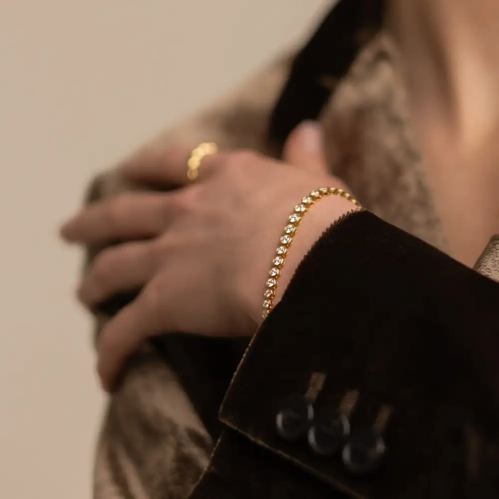 Delicate Classic Diamond Bracelet