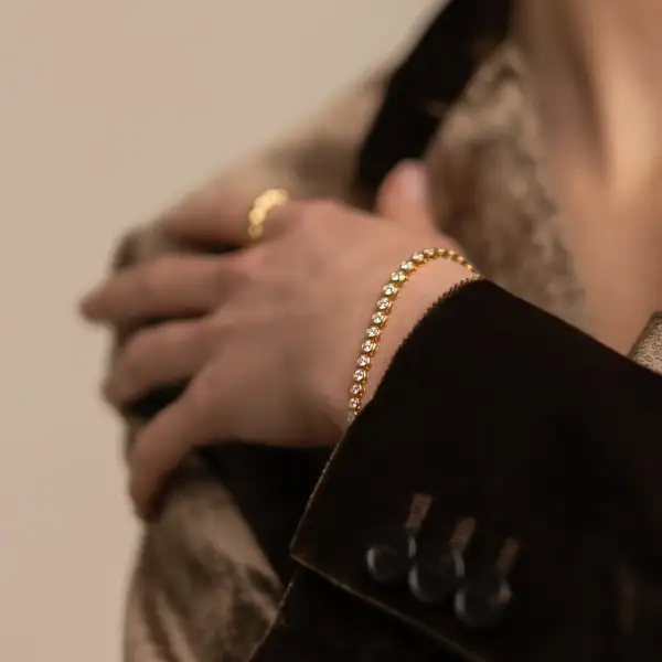 Delicate Classic Diamond Bracelet