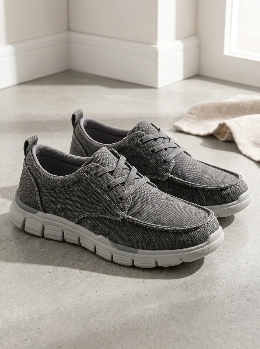 Men's Streamlined Casual Lightweight Soft Sole Canvas Shoes