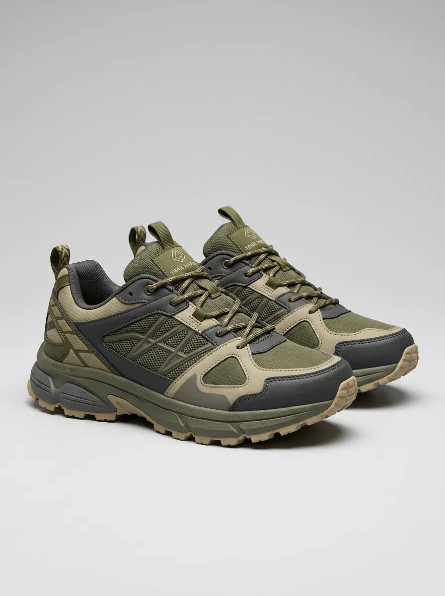 Low-Profile Hiking-Inspired Casual Sneakers