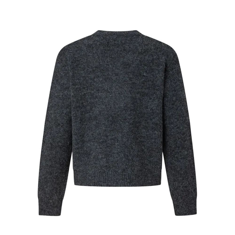 Classic Button-Up Knit Sweater