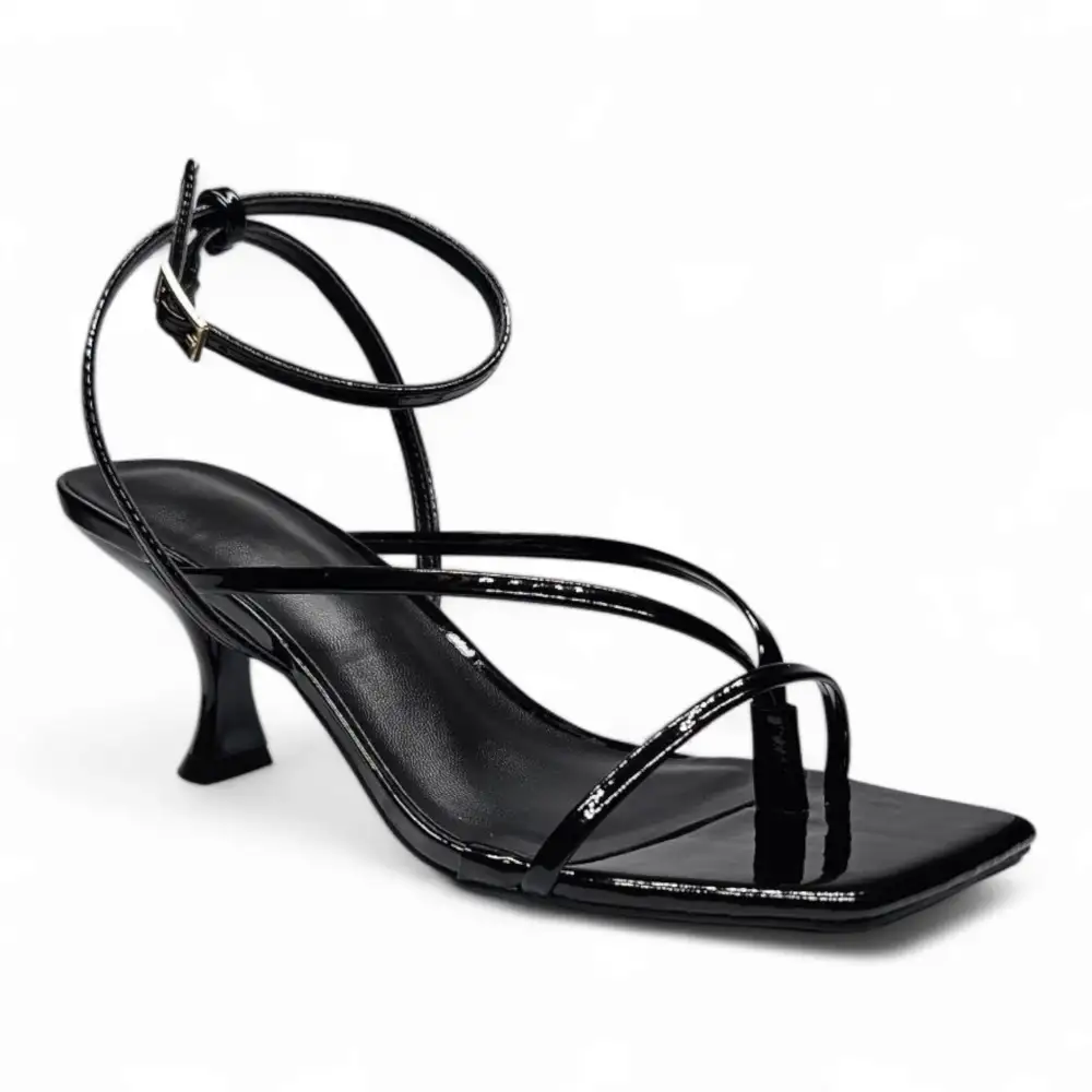 Align Thong Ankle Strap Kitten Heel