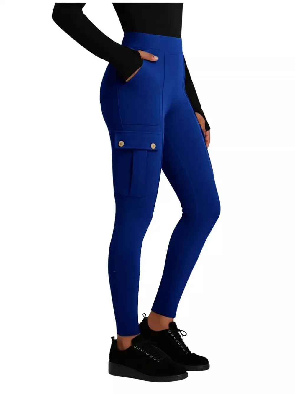 Refined High Waist Active Pants