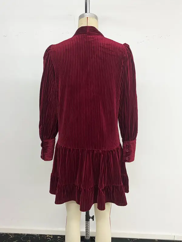 Textured Velvet Skirt
