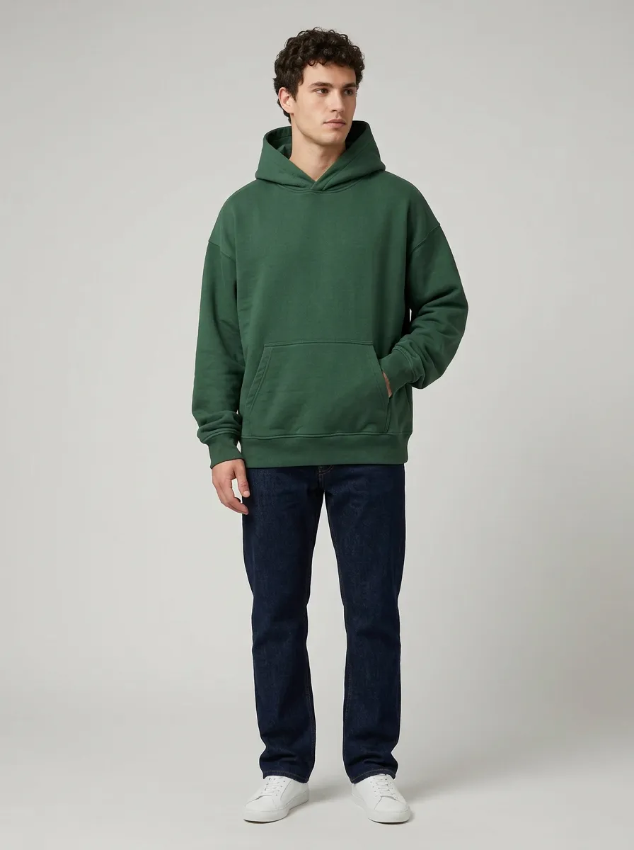 Daily Wear Unisex Hooded Sweatshirt