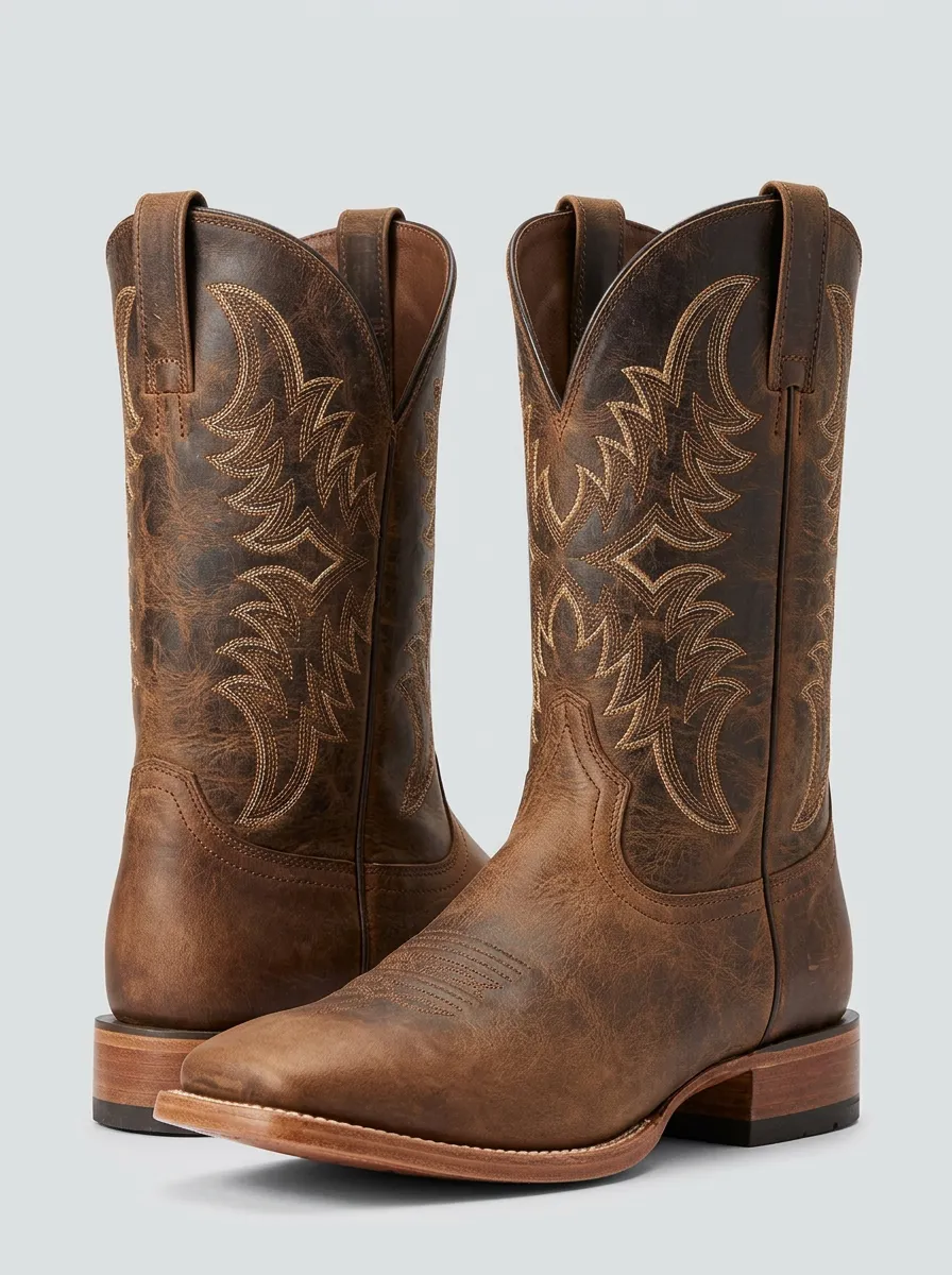 Timeless Embroidered Casual Western Boots