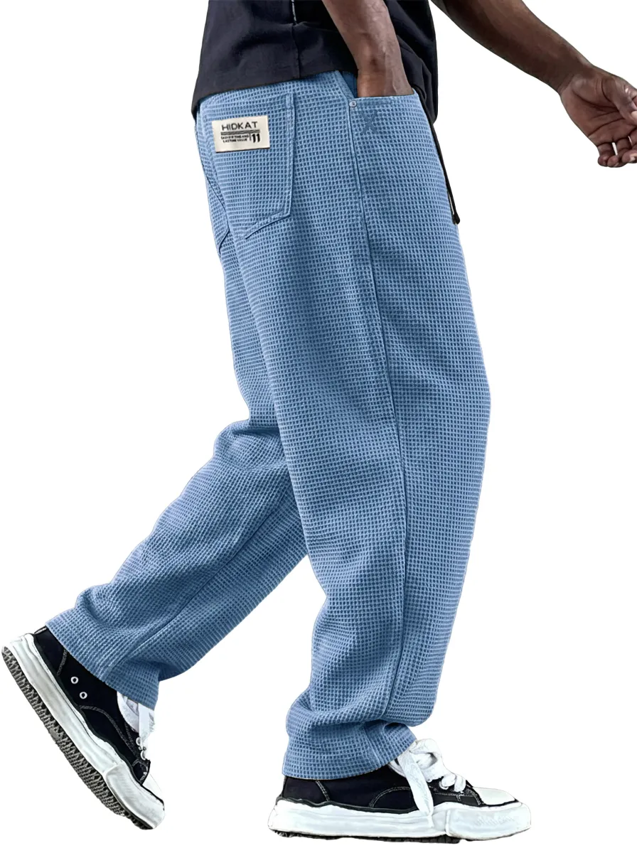 Comfort Fit Textured Knit Utility Pocket Trousers