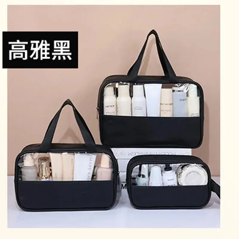 Contemporary Utility: Multifunctional Transparent Accessory Bag