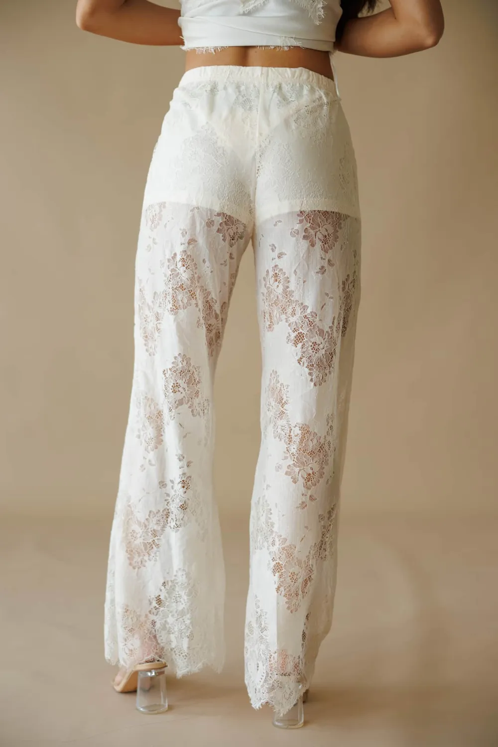 Lace Casual Pants