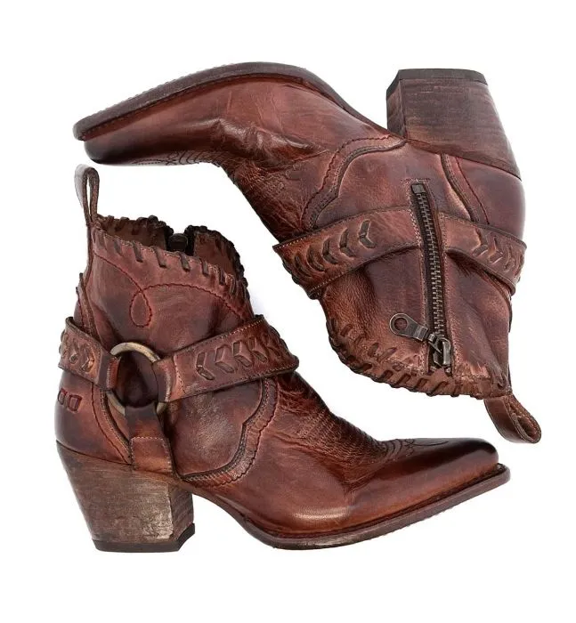 Harness Woven Western Boots