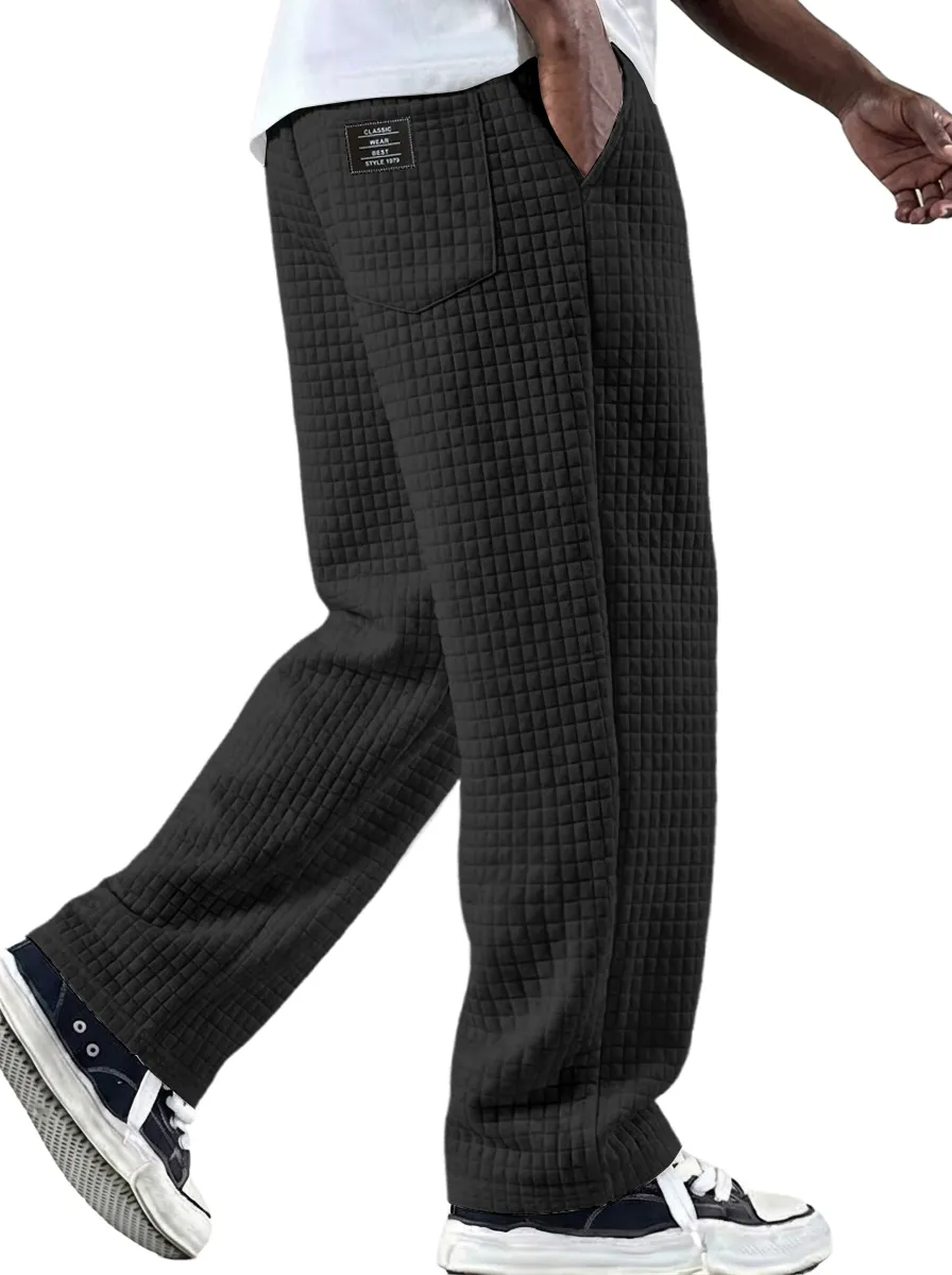 Textured Knit Utility Pocket Pants
