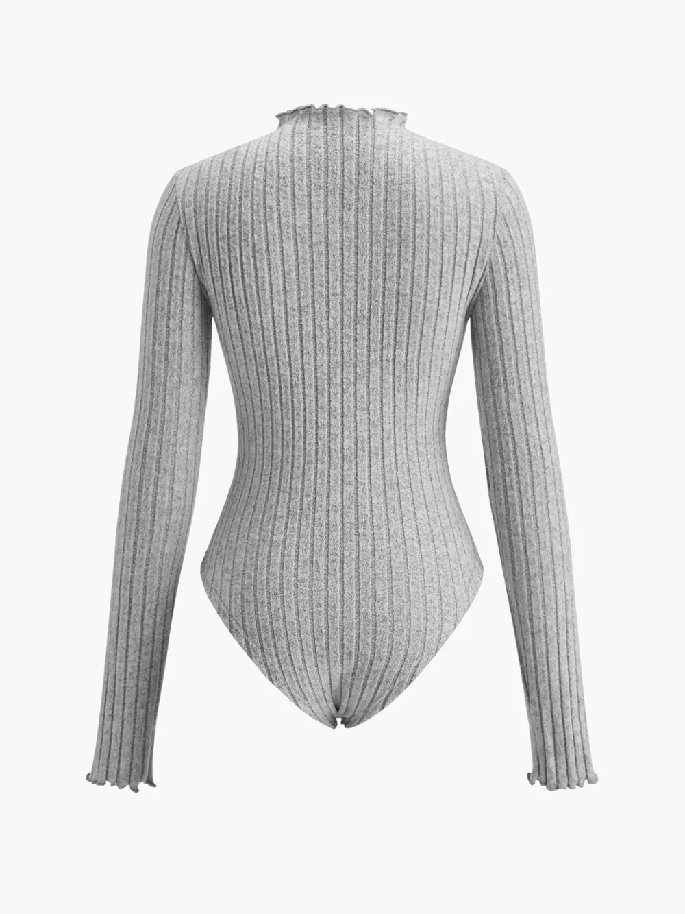 Lettuce Trim Long Sleeve Bodysuit