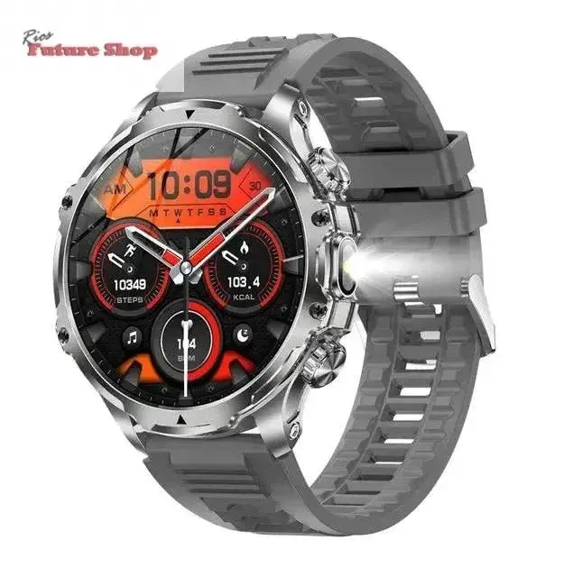 Smart Watch Flashlight Men Outdoors Sports