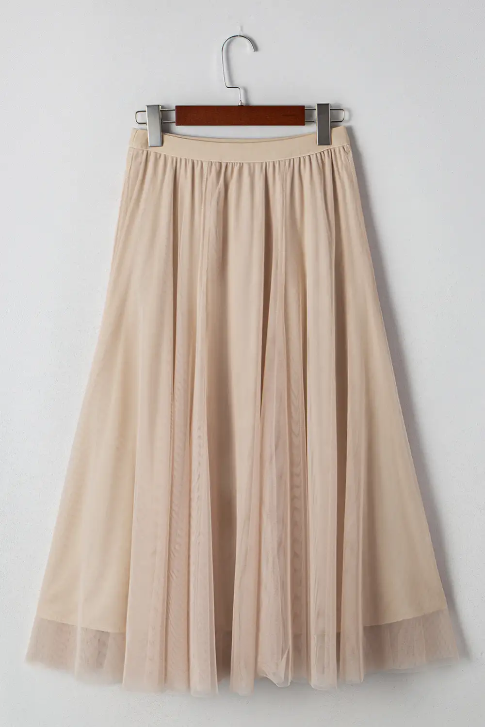 Comfy Flared Mesh Skirt