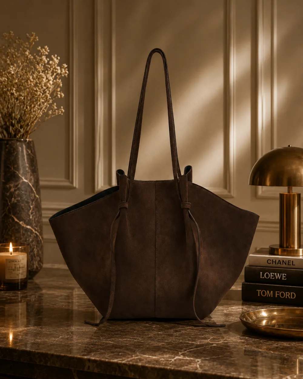 Structured Oversized Slouchy Tote Bag