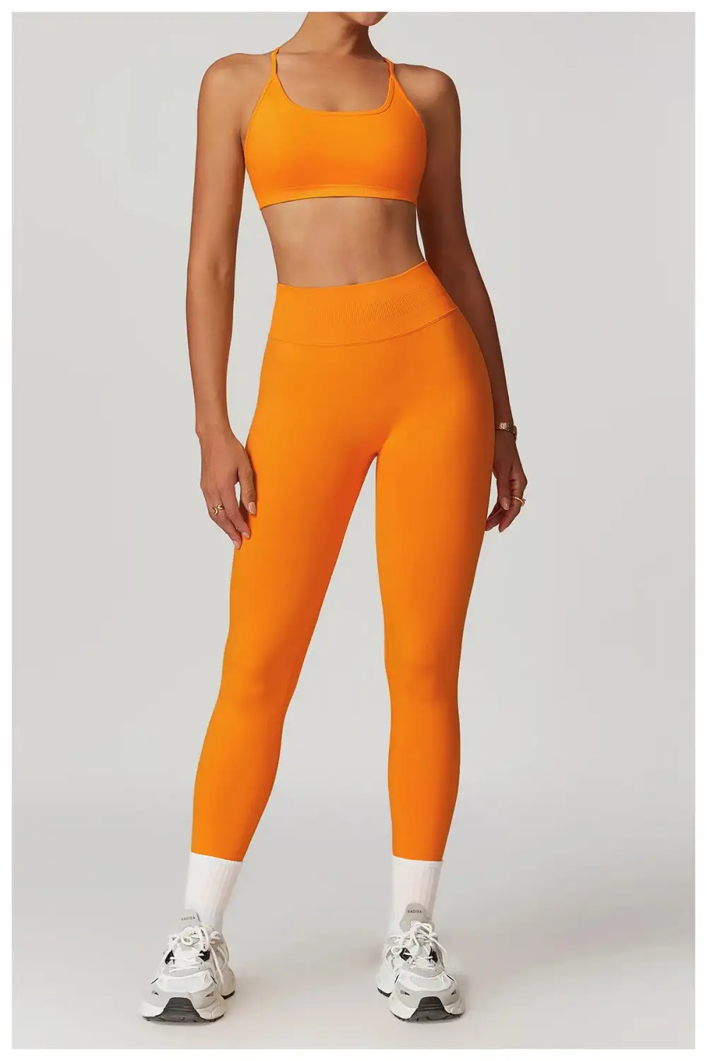 Seamless Yoga Set Gym Workout Fitness Sports Bra Leggings