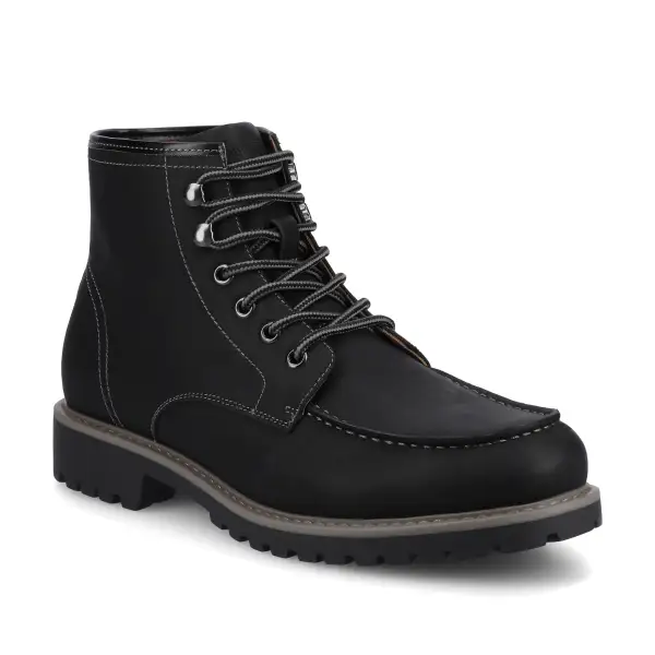 Toe Work Boots Black