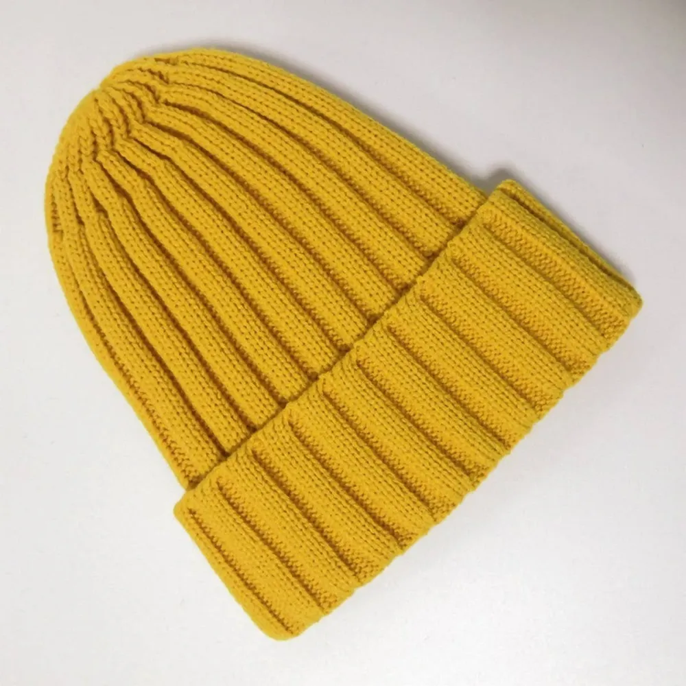 Wool Felt Knit Beanie