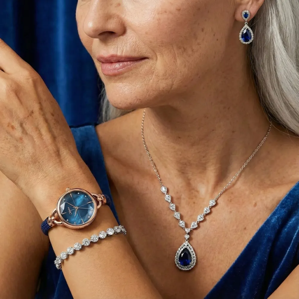 Textured Jewelry Set