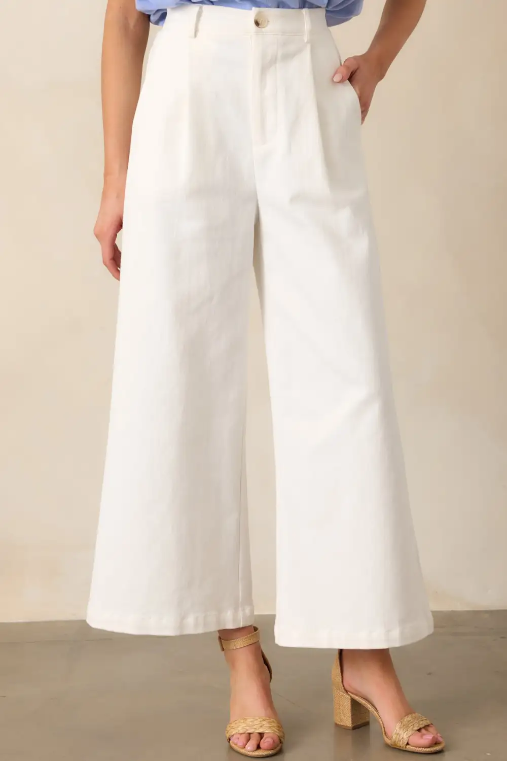 It Fate Wide Leg Cropped Jeans