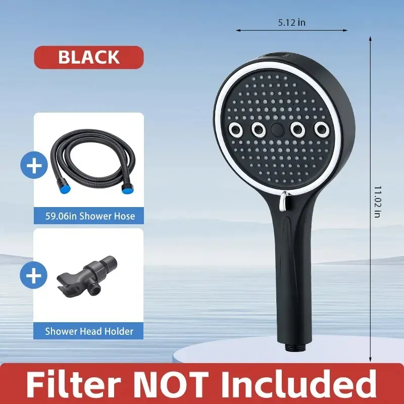 6-Mode Handheld Shower Head