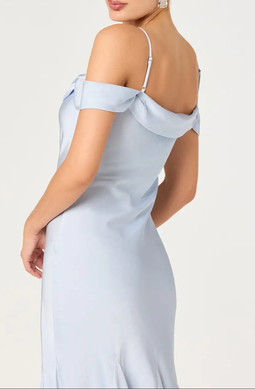Satin Midi Easy Fit Dress