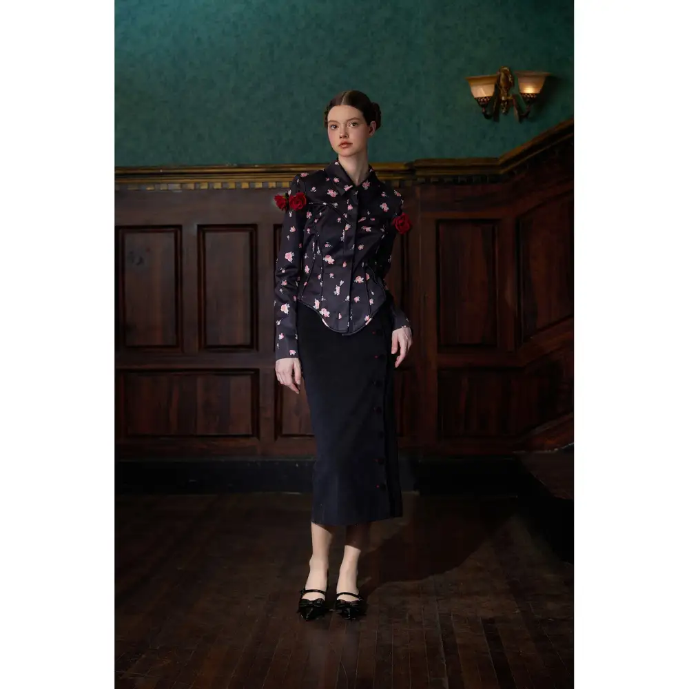 Polished Comfort Everyday Casual Straight Skirt