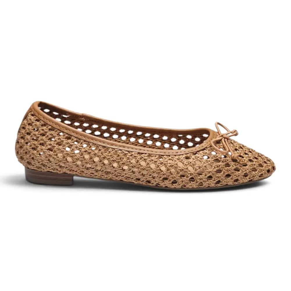 Breezy Woven Ballet Flats