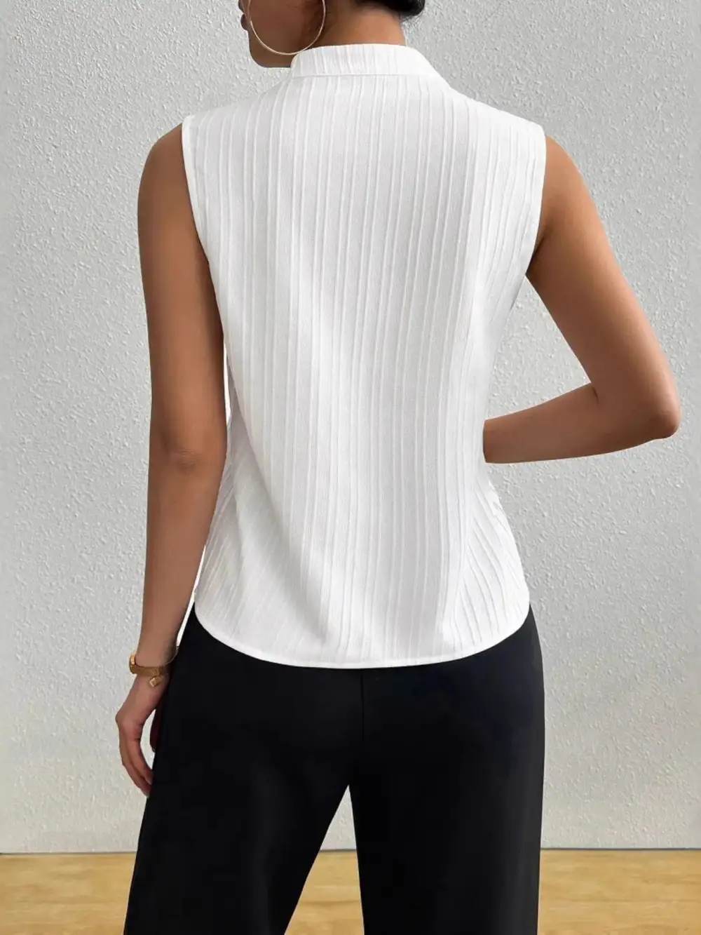 Ribbed Textured Tank Top