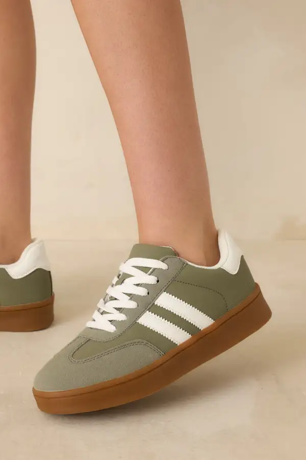 Urban Faux Leather Leather Sneakers