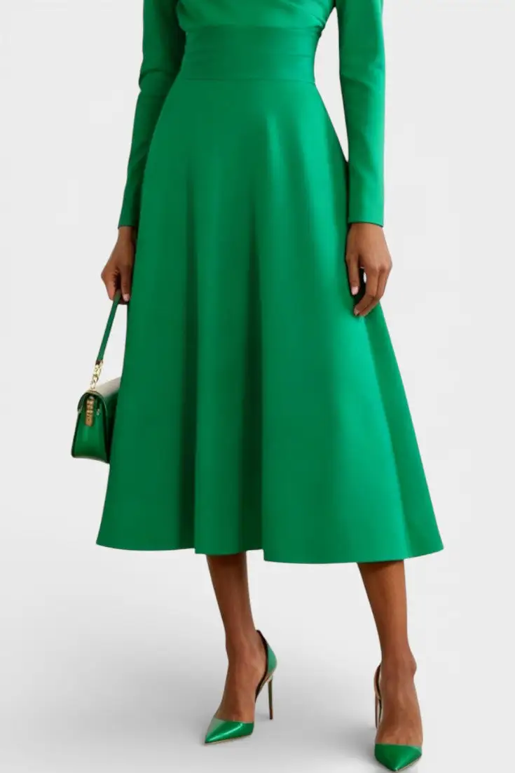 Asymmetric Midi Dress