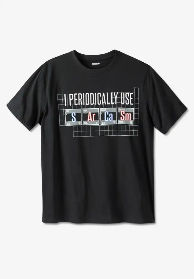 KingSize Slogan Graphic T-Shirt