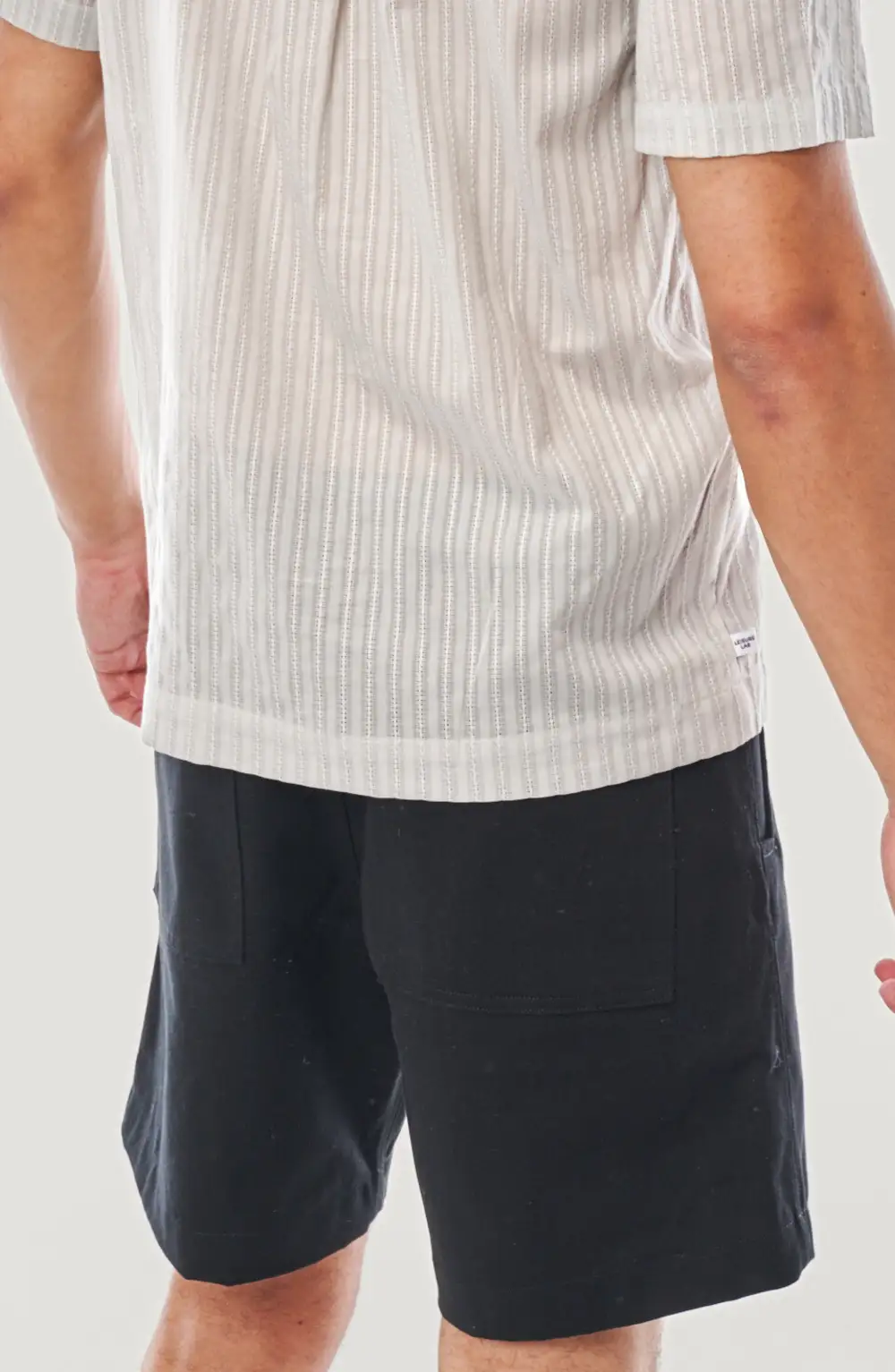 Men's Structured Cotton Twill Zip Fly Shorts