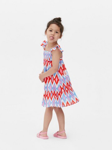 Geometric Print Trapeze Dress detail 1