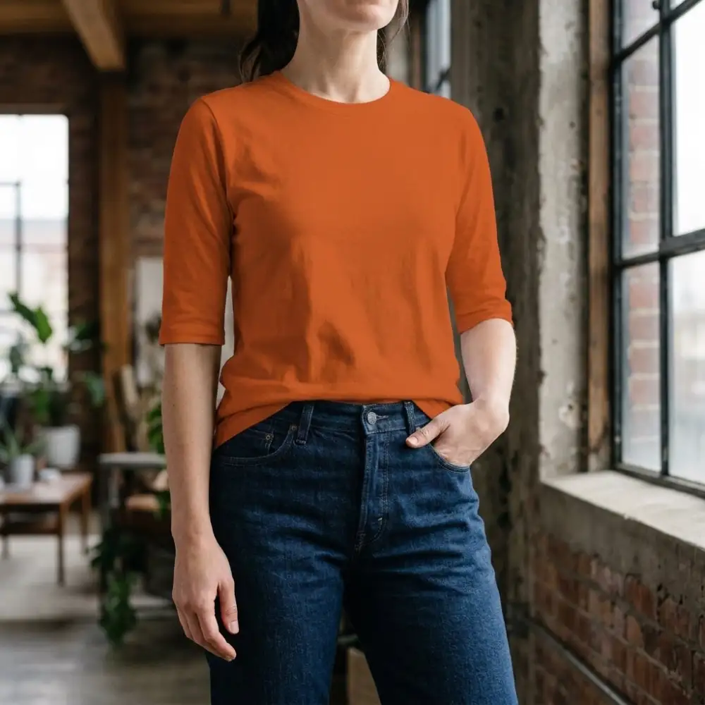 Crew-Neck Relaxed Top