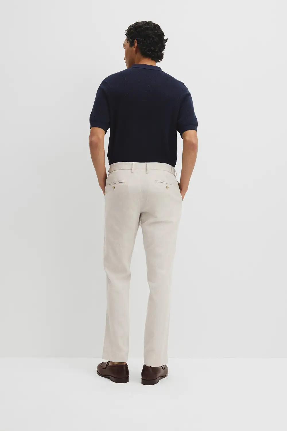 Men's Textured Linen Pants