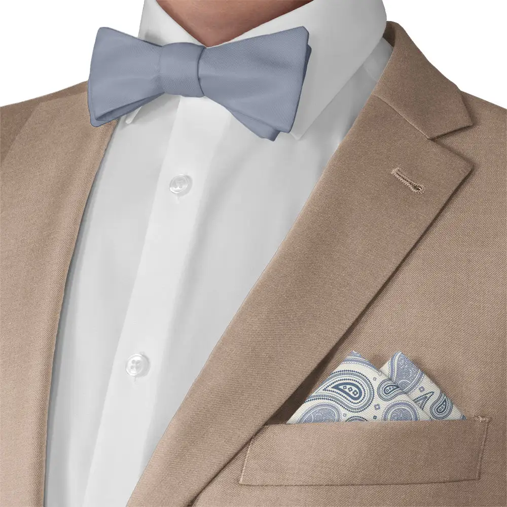 Elegant Sleek Paisley Pocket Square