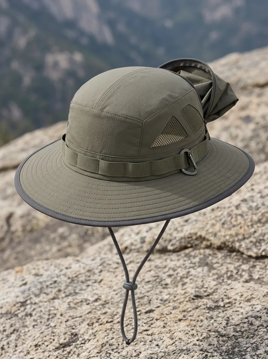 Wide Brim Hiking Sun Hat