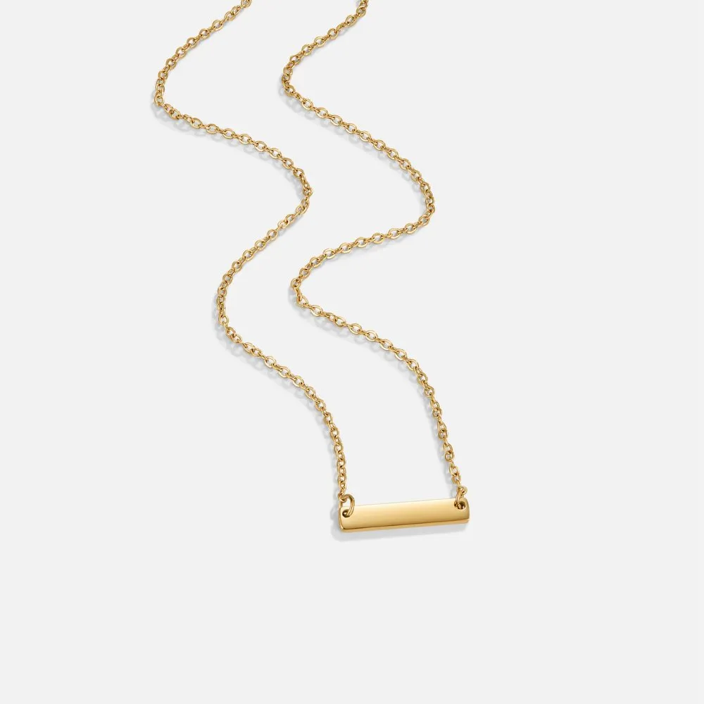 Waterproof Bar Necklace