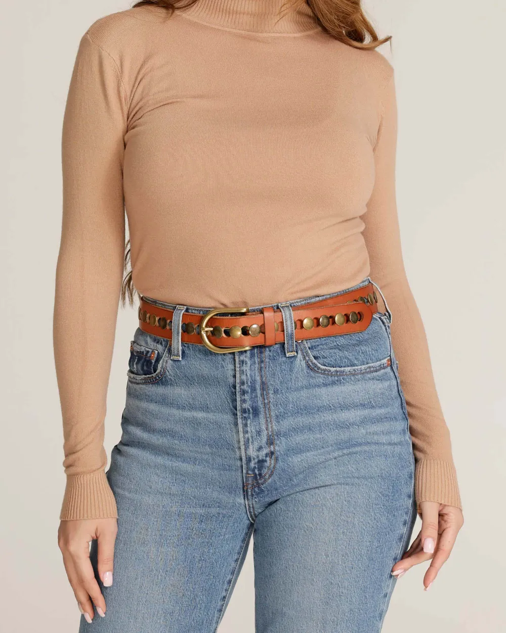 Studded Western Waist Belt