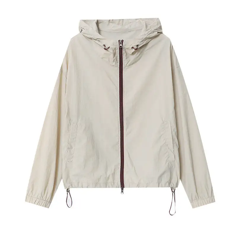 Structured Hooded Casual Outerwear Jacket
