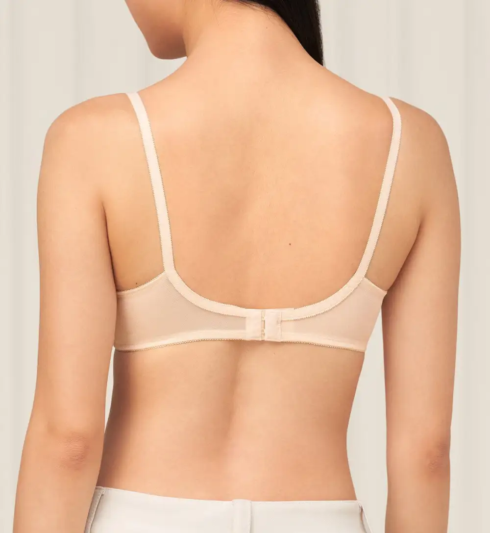 Women's Minimal Non-Wired Padded Lace Molded Bra
