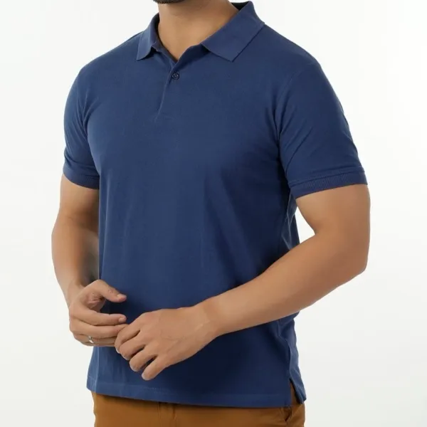 Men's Breathable Timeless Collared Polo T-Shirt